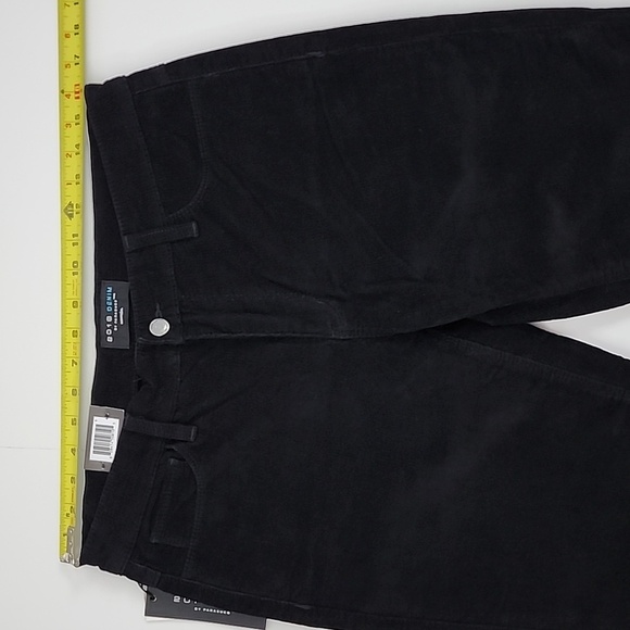 Parasuco 2016 Denim Women's Black Corduroy Pants Mid Rise Straight Leg Size 10 - Picture 12 of 15